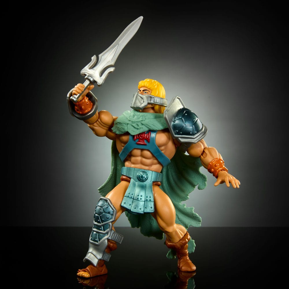 MOTU x TMNT: Turtles of Grayskull Stealth He-Man Actionfigur 14 cm Mattel