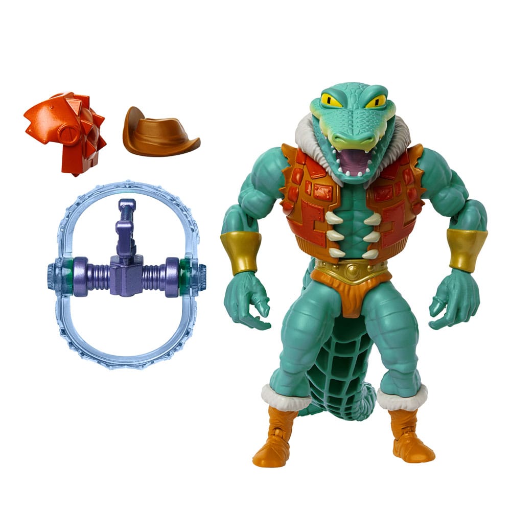 MOTU x TMNT: Turtles of Grayskull Deluxe Action Figur Leatherhead 14 cm
