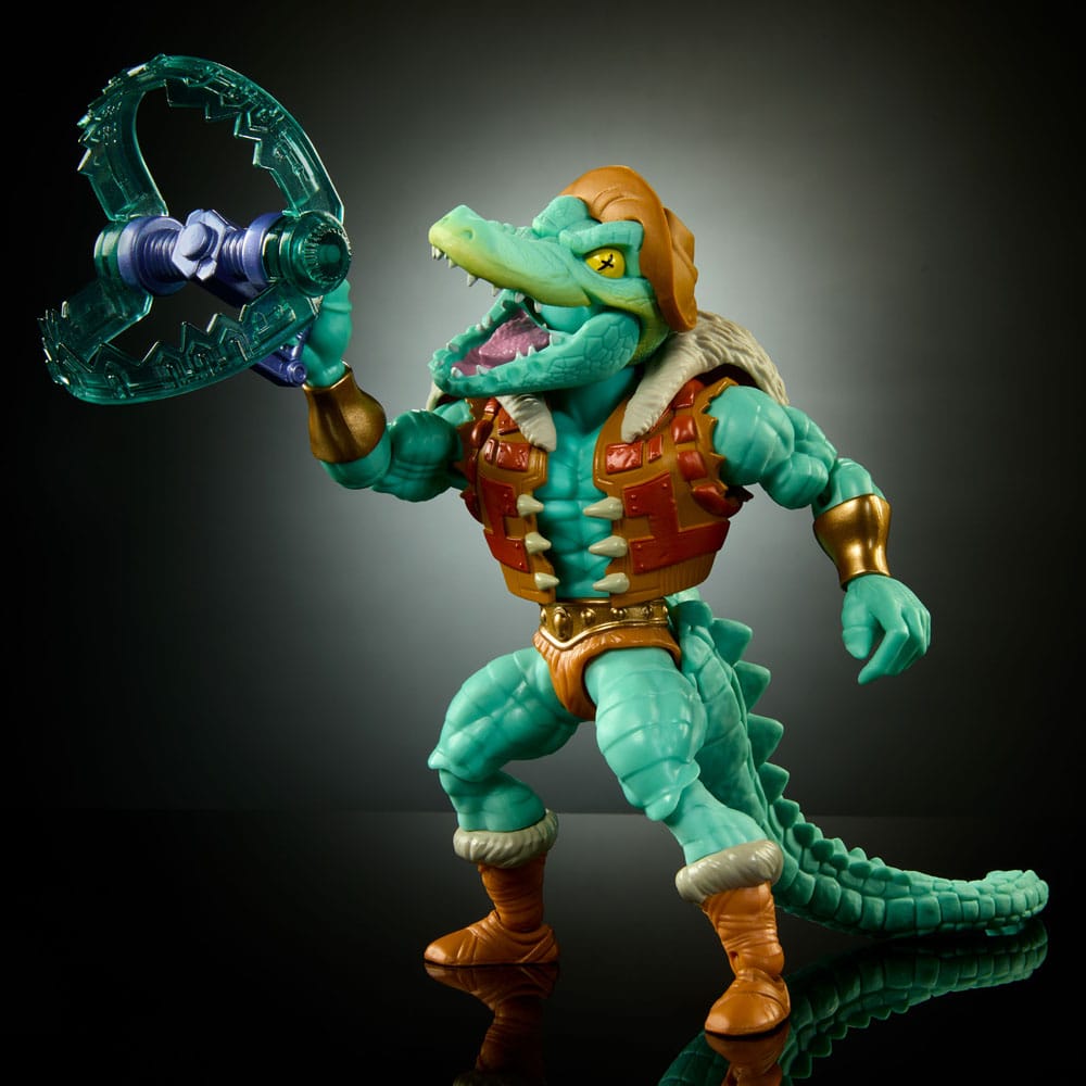 MOTU x TMNT: Sköldpaddorna från Grayskull Deluxe Action Figur Leatherhead 14 cm