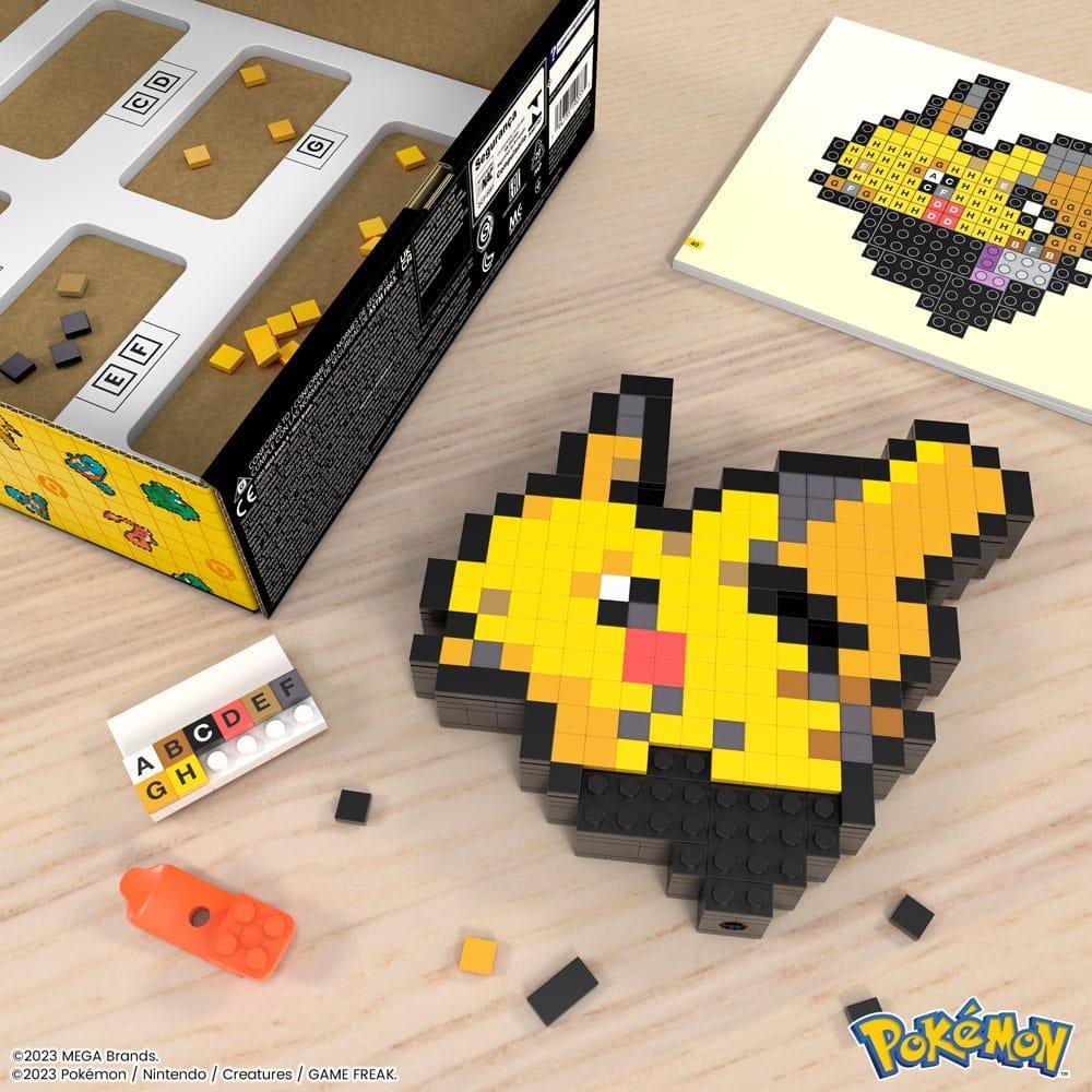 Pokémon MEGA Byggset Pikachu Pixel Art Mattel