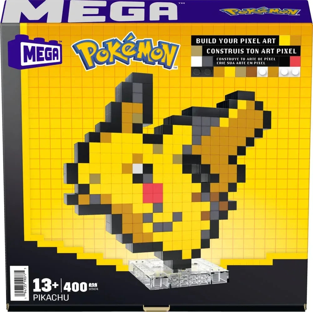 Pokémon MEGA Byggset Pikachu Pixel Art Mattel