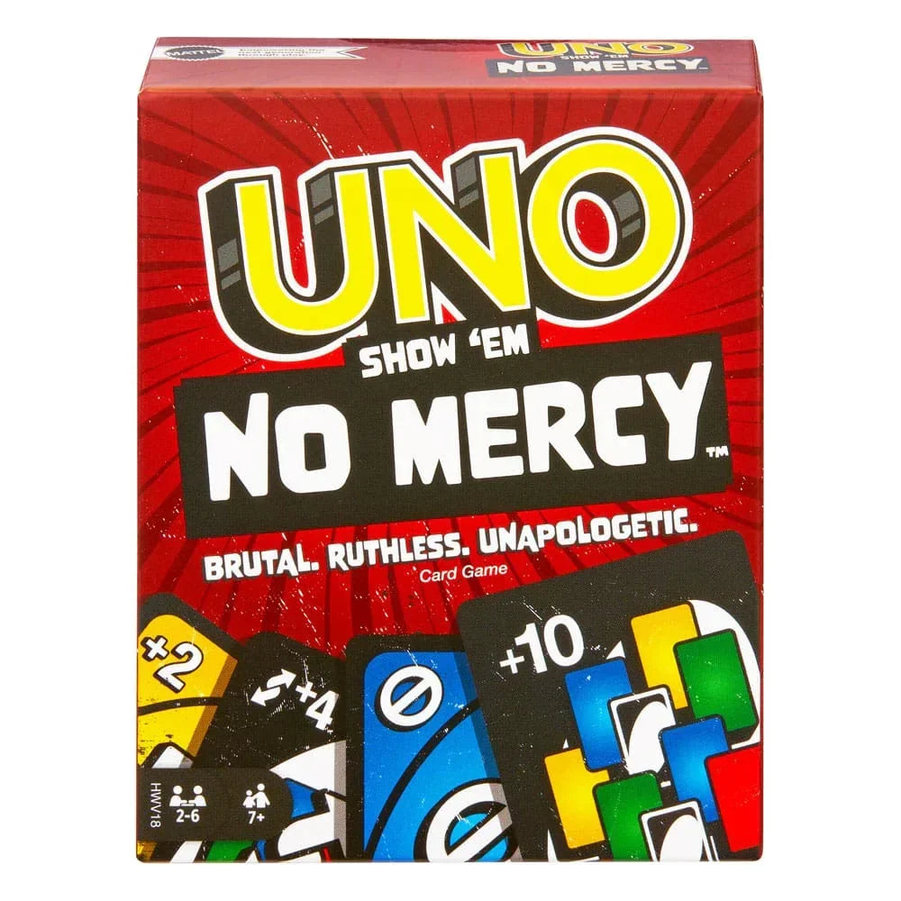 UNO Card Game No Mercy - Klassisk Kortspel Mattel