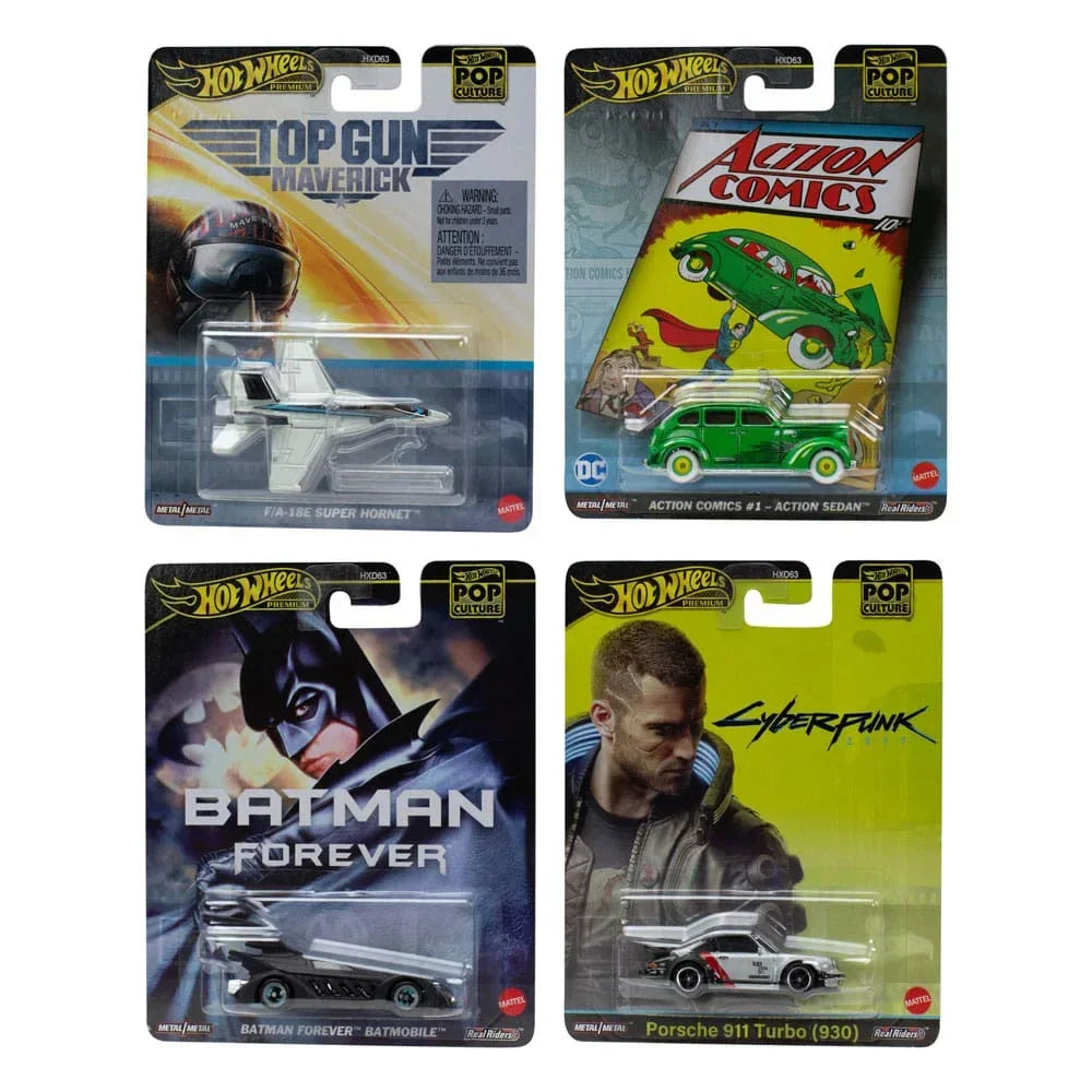 Hot Wheels Premium 1/43 Diecast Fordon Pop Kultur Mattel