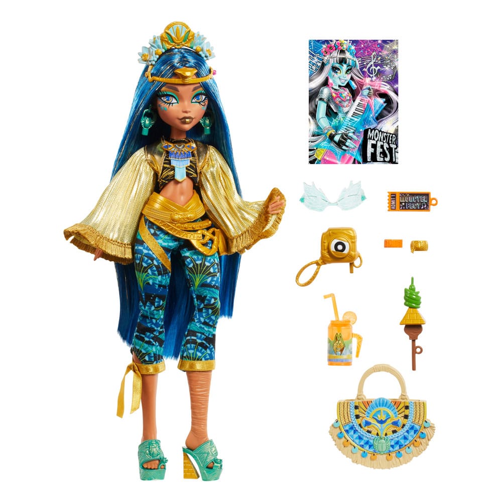 Monster High Docka Cleo de Nile Monster Fest 25 cm Mattel