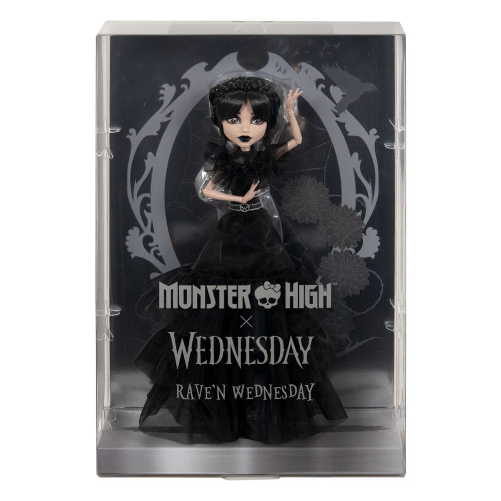Monster High x Wednesday Rave'n Wednesday Dockedoll Mattel