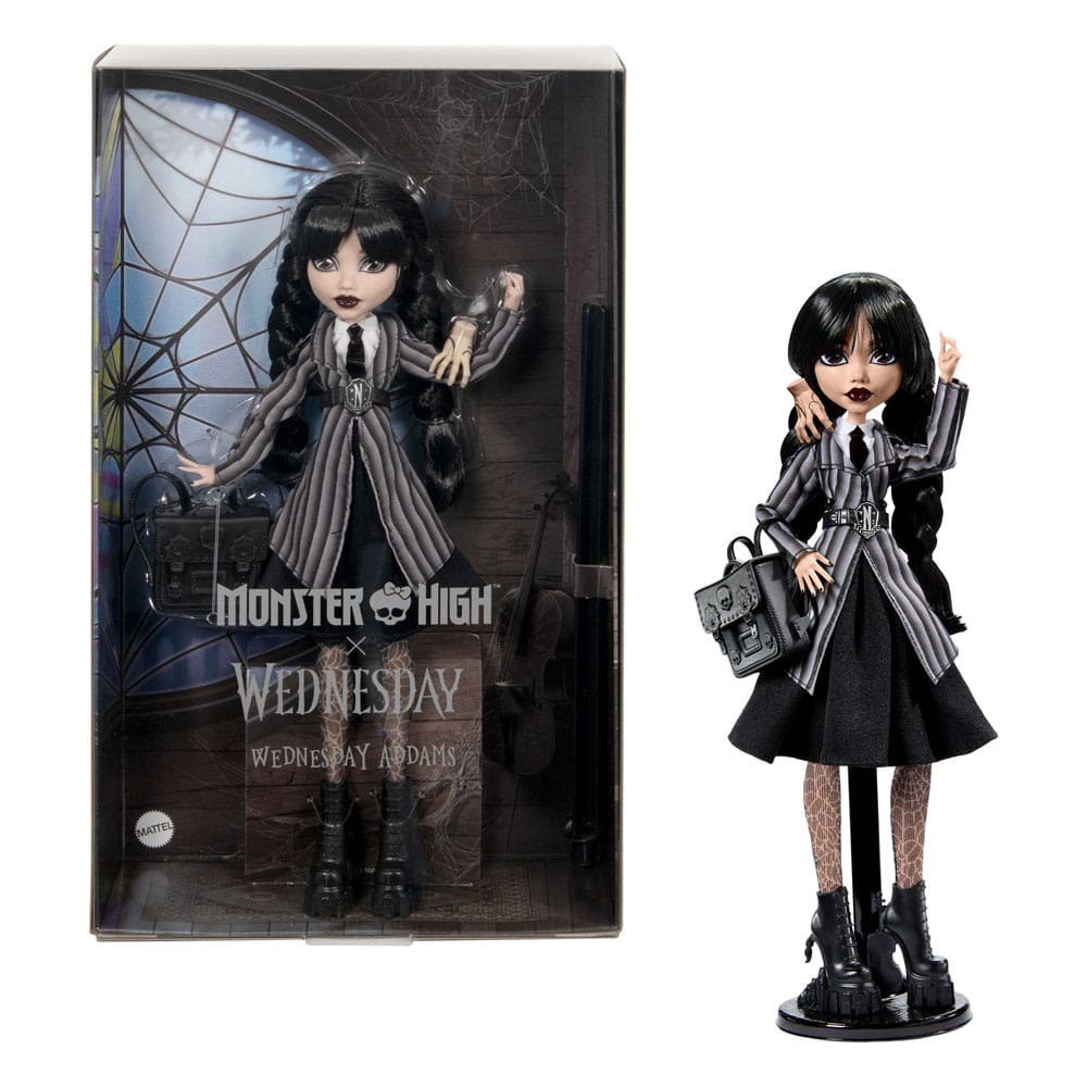 Monster High x Wednesday Docka - Wednesday Addams Mattel