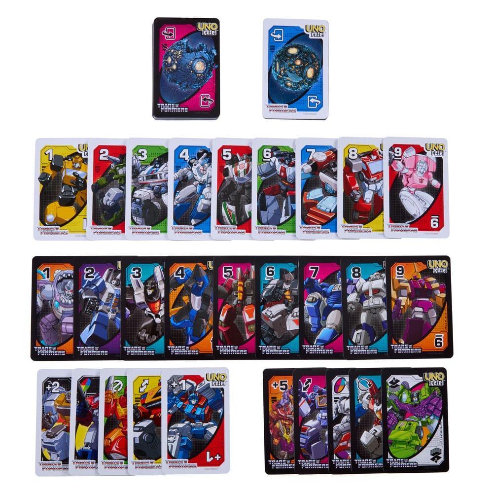 Transformers UNO Flip! Kortspel Mattel