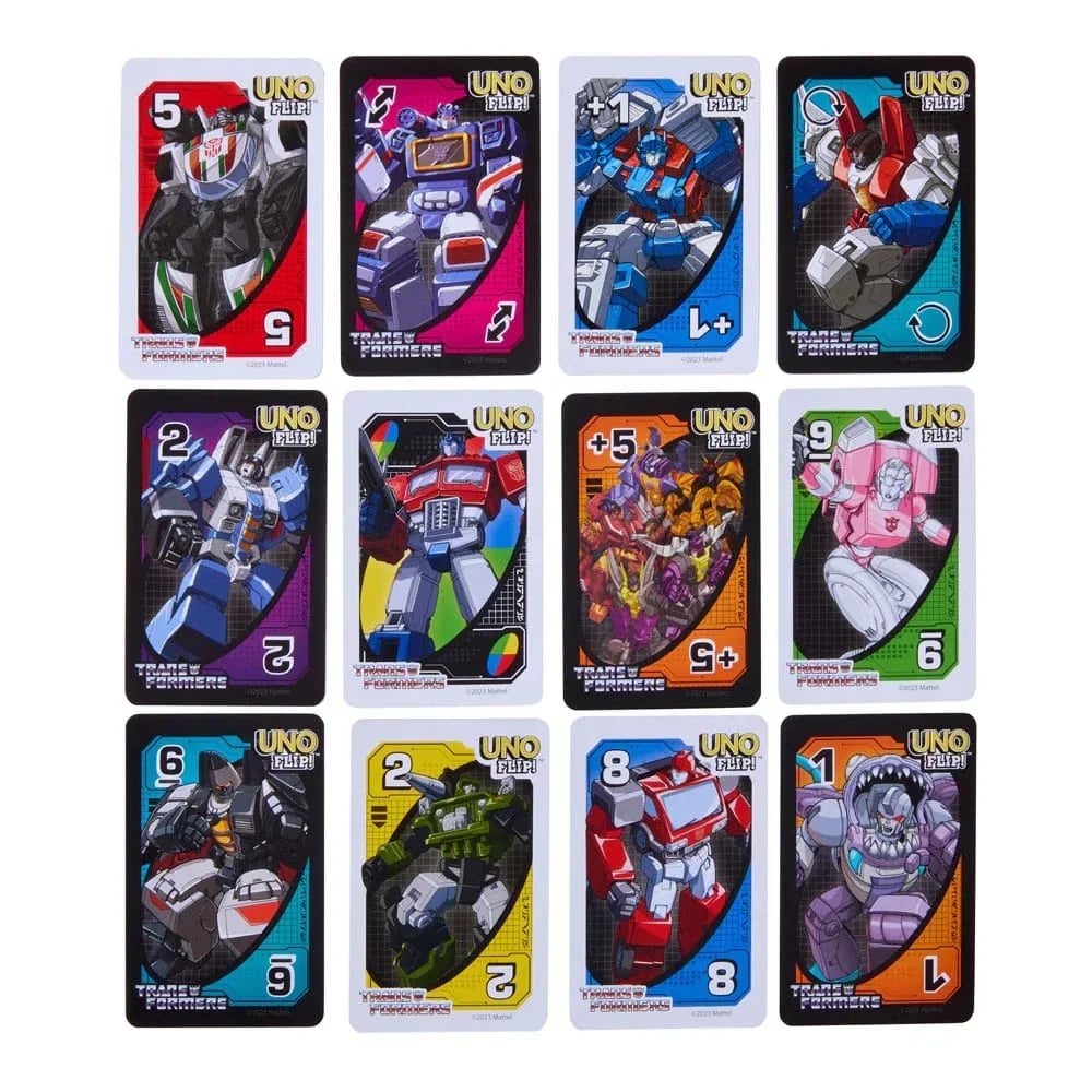 Transformers UNO Flip! Kortspel Mattel