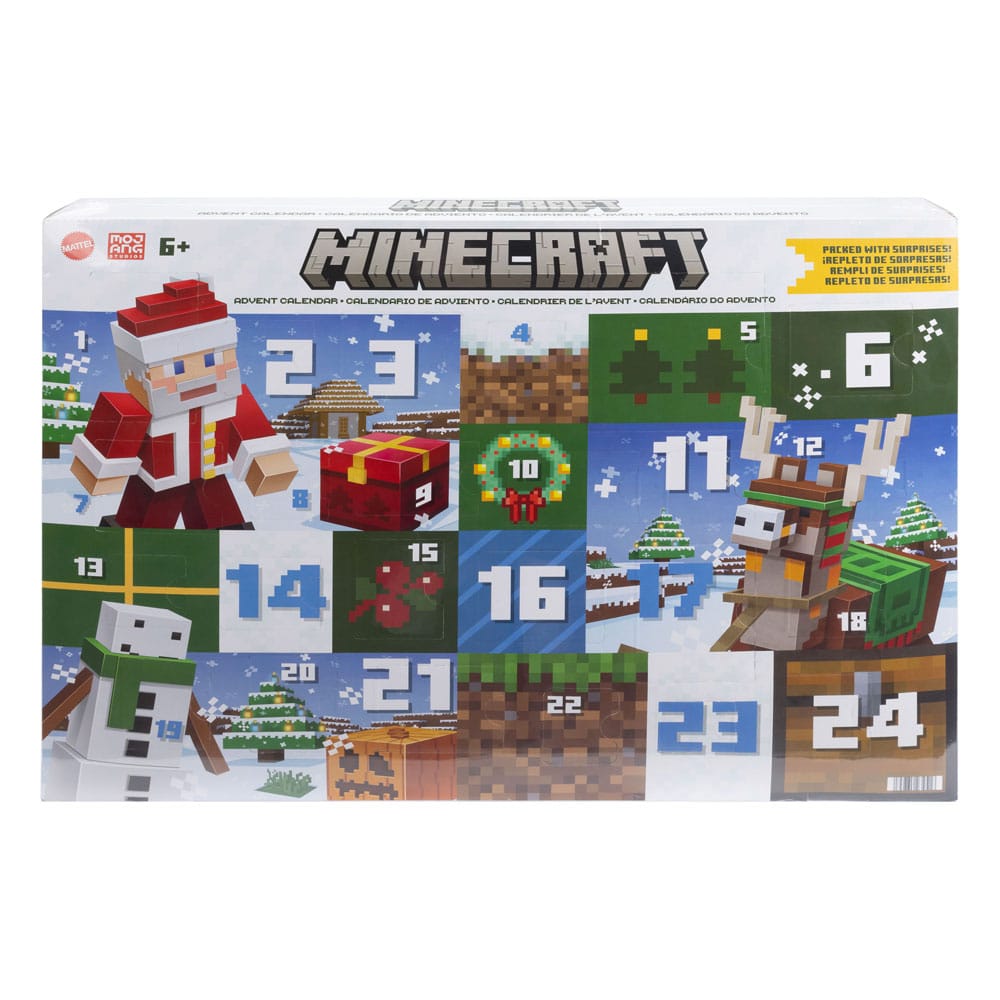 Minecraft Advent Calendar - Roligt Julkalender med Figurer och Tillbehör Mattel
