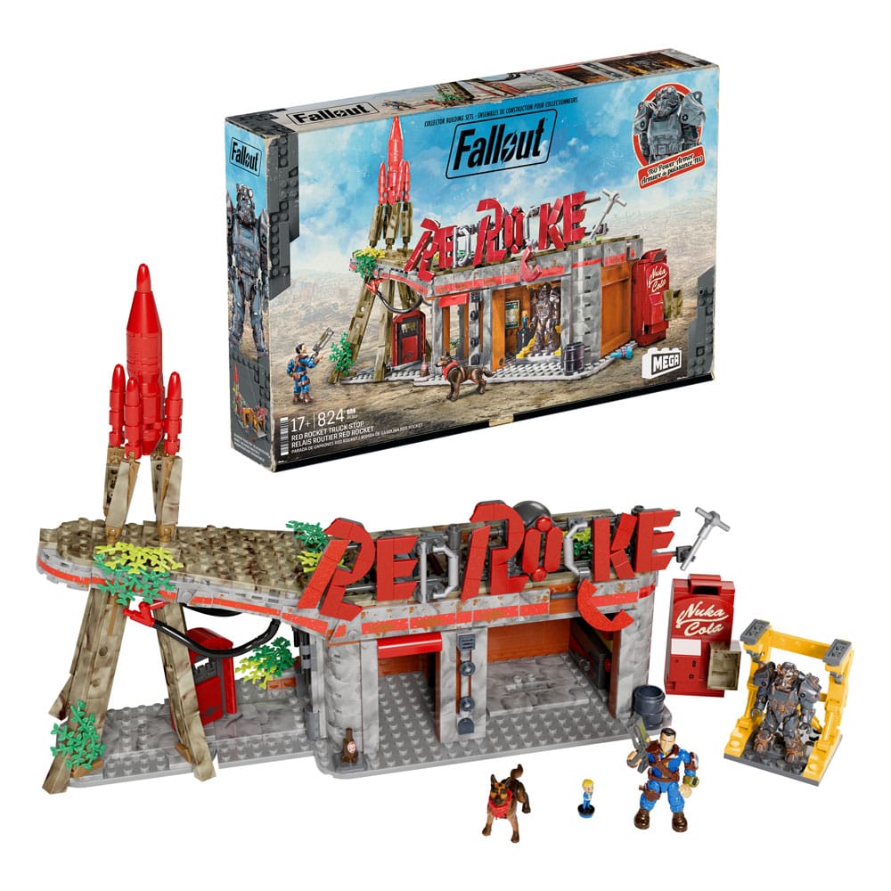 Fallout MEGA Byggset: Red Rocket Truck Stop Mattel