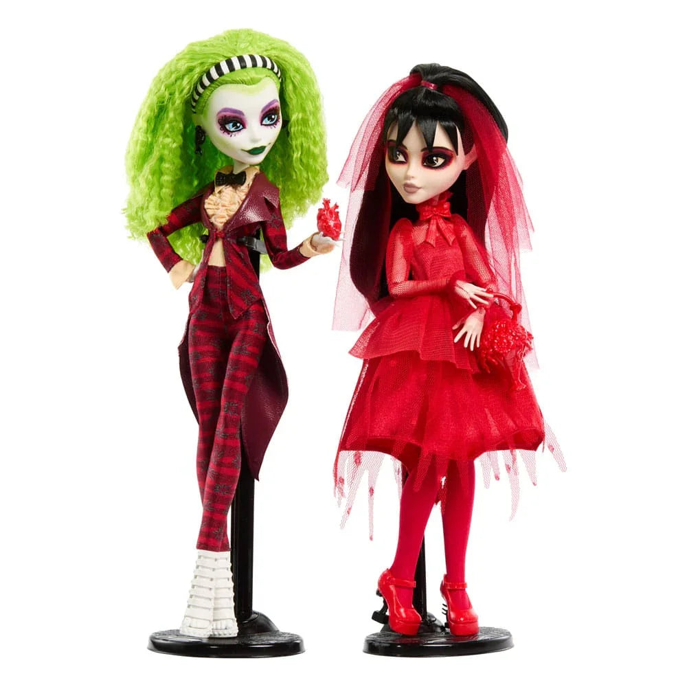 Beetlejuice Beetlejuice Monster High Skullector Docka 2-Pack Betelgeuse & Lydia 25 cm Mattel