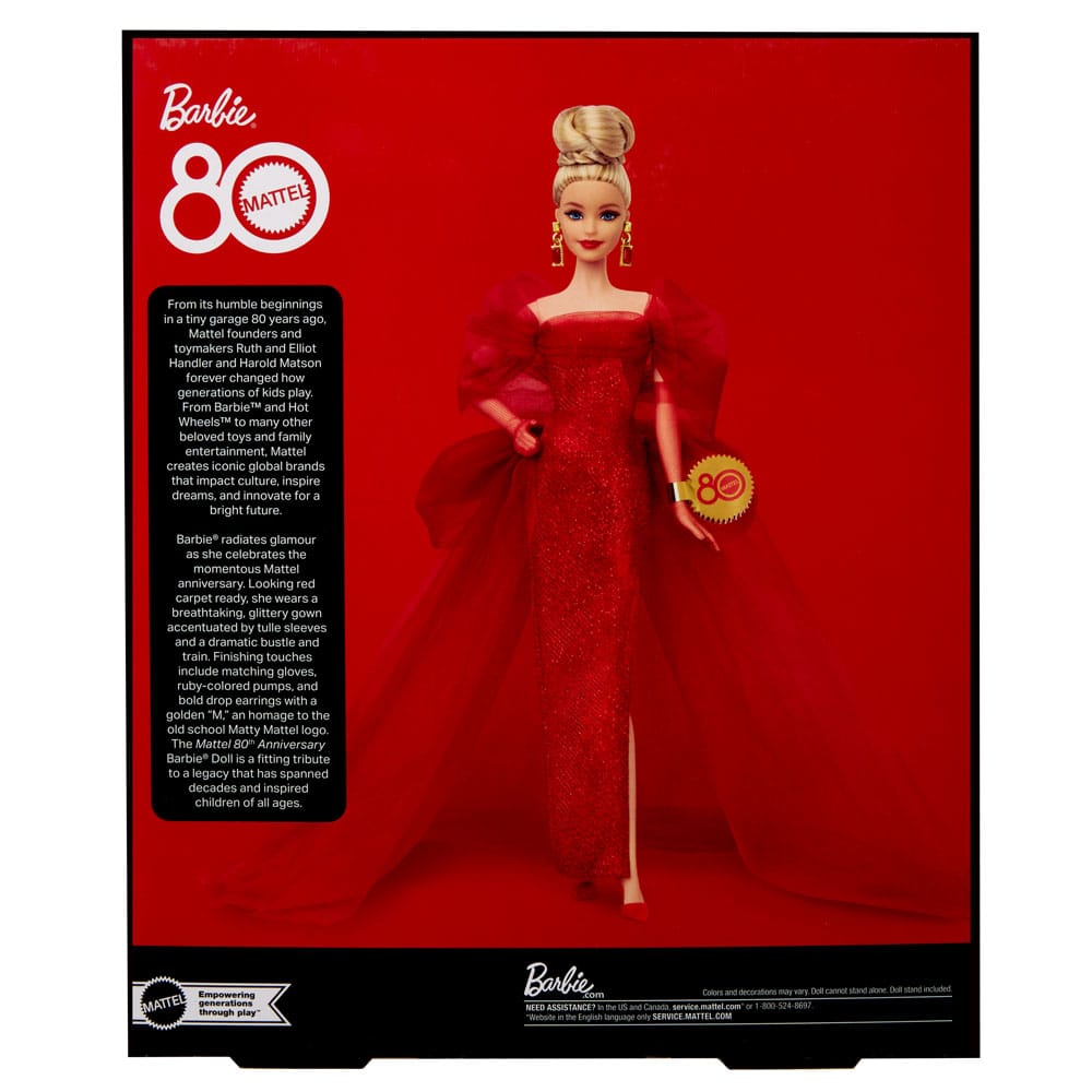 Barbie Signature Docka 80-årsjubileum Blond Mattel