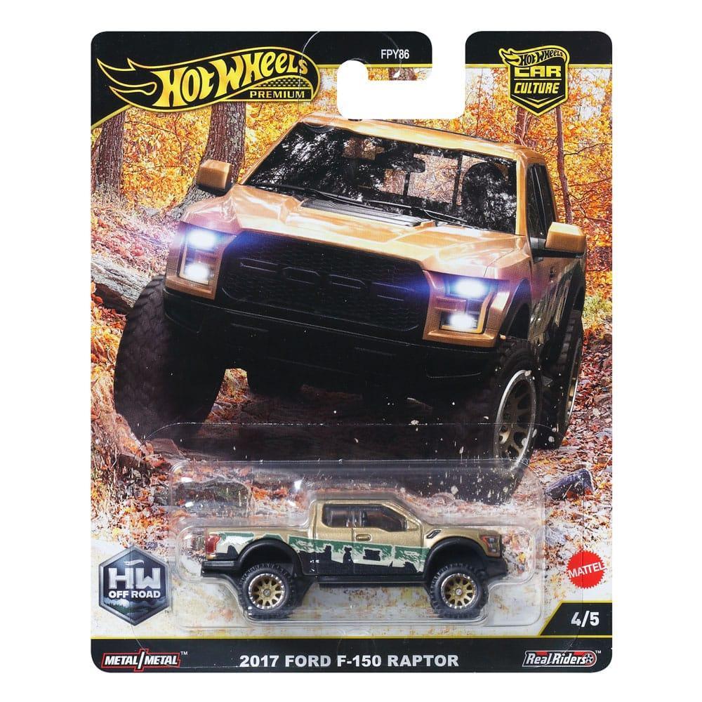 Hot Wheels Premium Car Culture Diecast 1/64 Ford F-150 Raptor Mattel