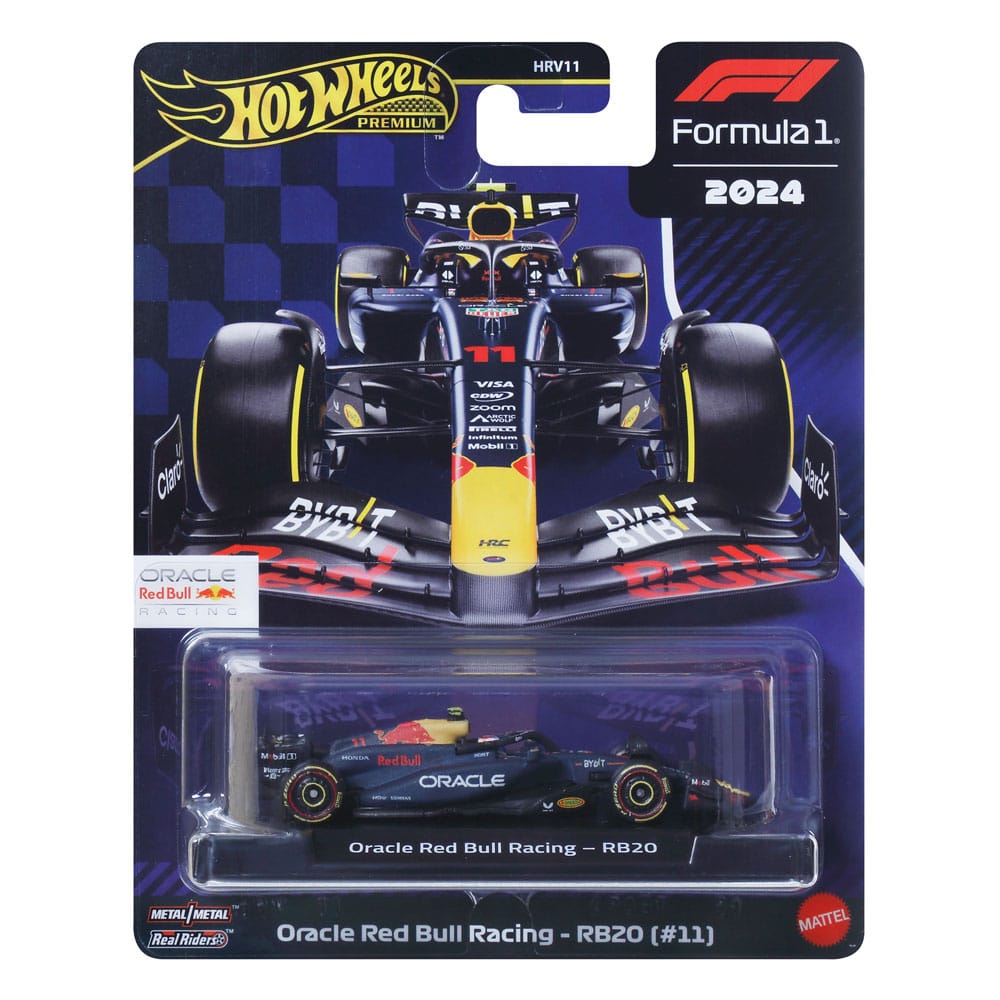 Formula 1 Hot Wheels Premium Diecast Vehicle 1/64 Oracle Red Bull Racing RB20 (#11) - Sergio Perez 2024 Mattel