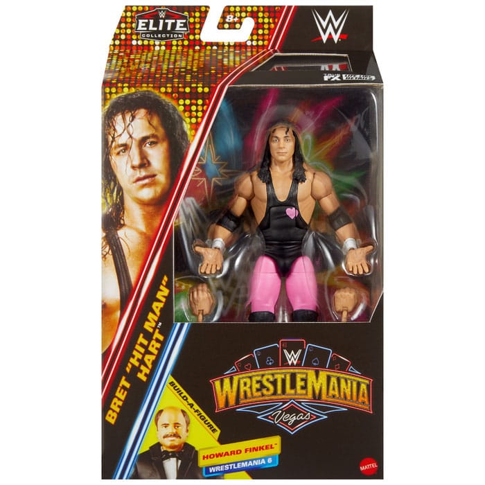WWE WrestleMania Elite Collection Action Figure Bret 'Hit Man' Hart 15 cm Mattel