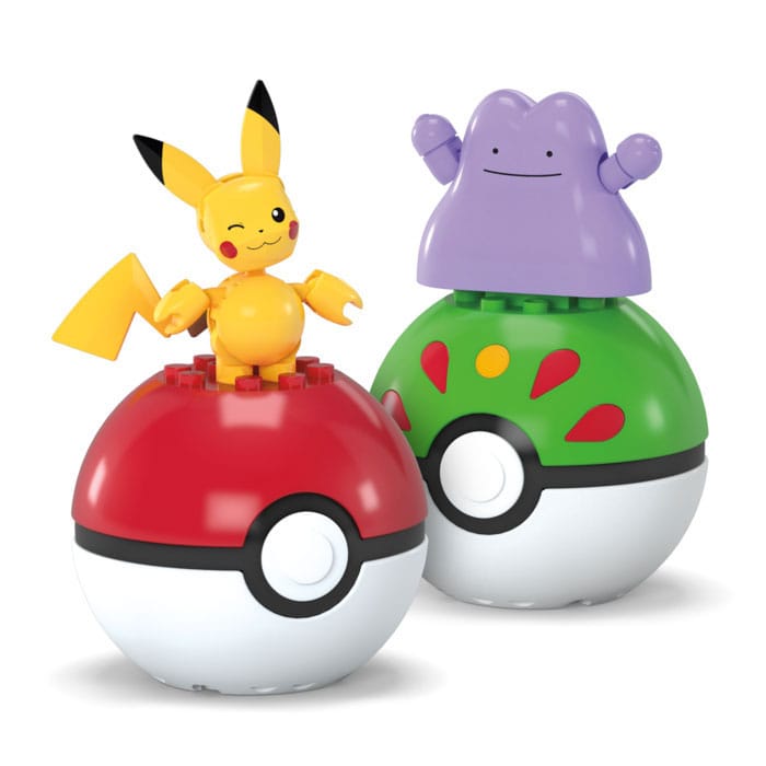 Pokémon MEGA Byggset Poké Ball Samling: Pikachu & Ditto Mattel