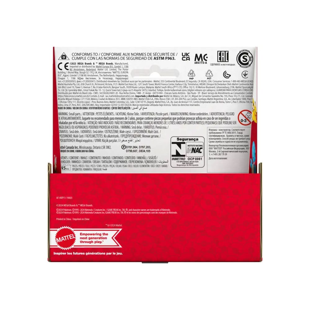 Pokémon MEGA Byggset Poké Ball Samling: Pikachu & Ditto Mattel