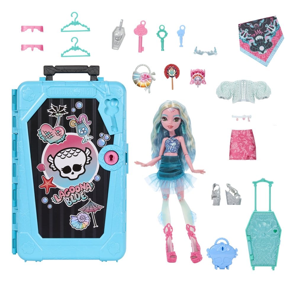 Monster High Skulltimate Secrets Docka Destination: Gore-geous Oasis - Lagoona Blue
