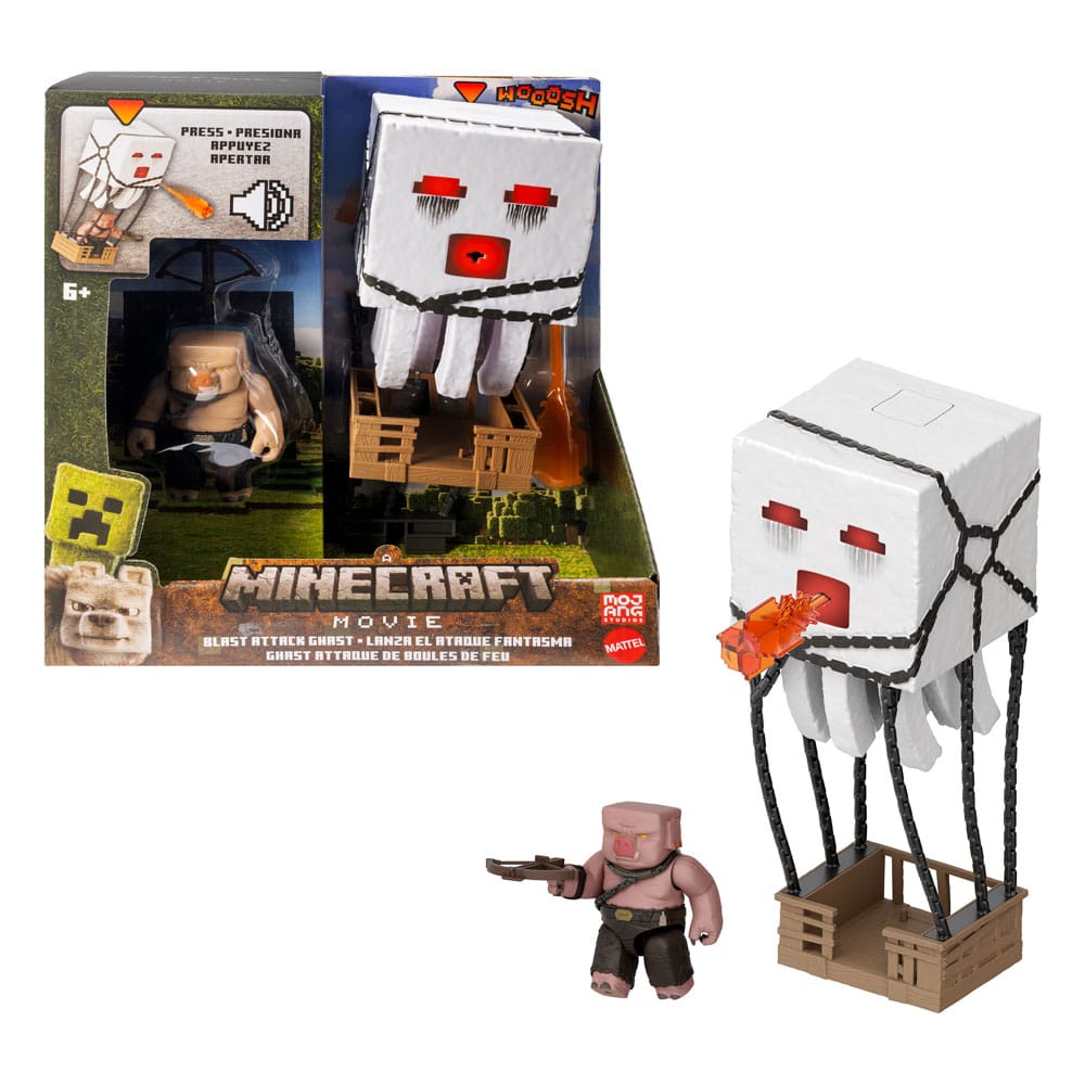 Minecraft Movie Action Figure: Blast Attack Ghast 25 cm Mattel