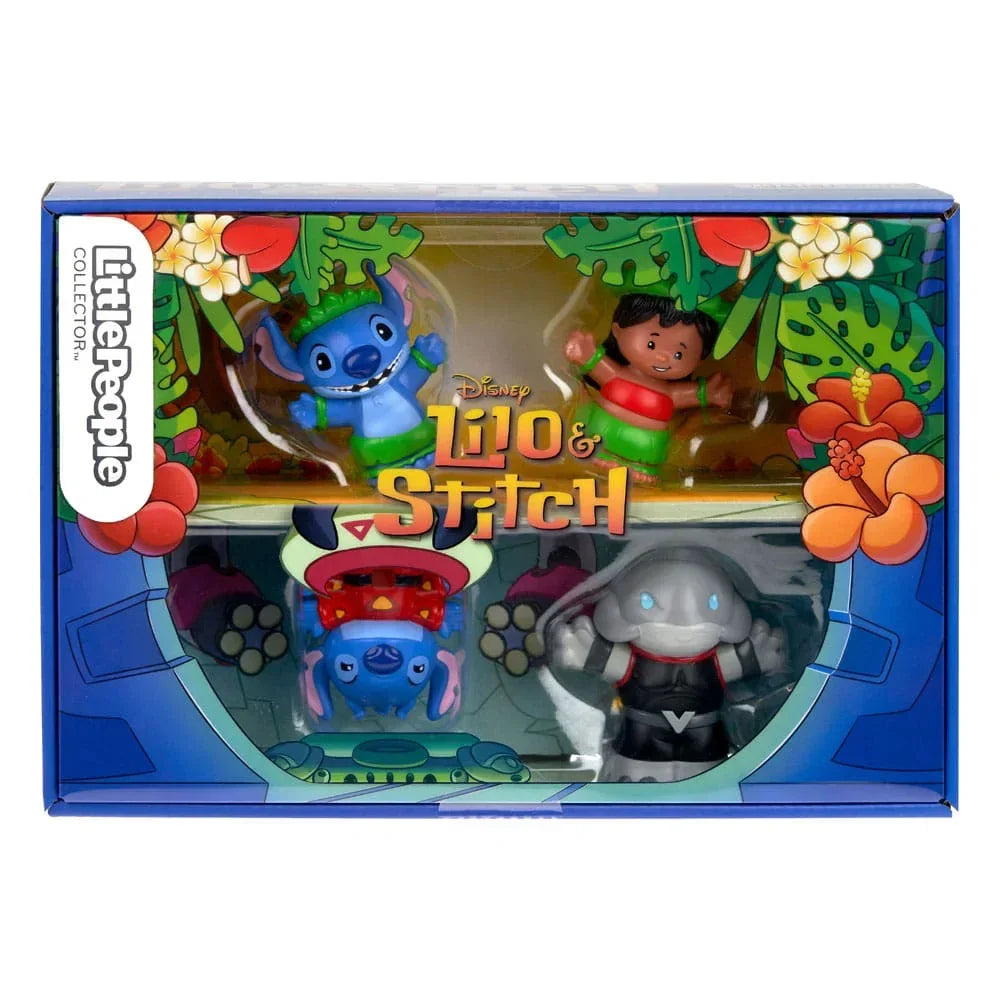 Lilo & Stitch Fisher-Price Little People Mini Figurer 4-Pack 7 cm Mattel