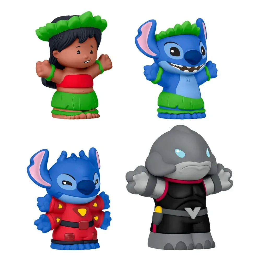 Lilo & Stitch Fisher-Price Little People Mini Figurer 4-Pack 7 cm Mattel