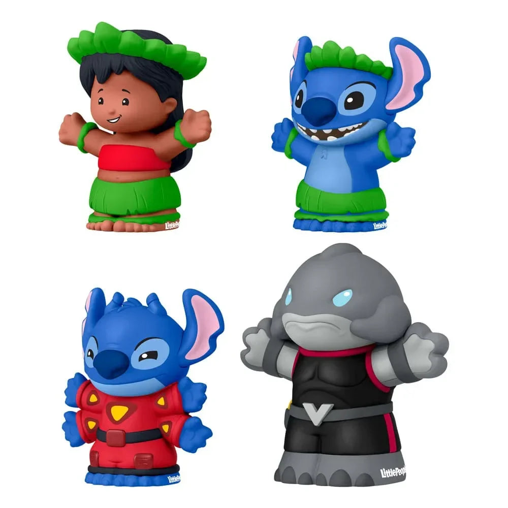 Lilo & Stitch Fisher-Price Little People Mini Figurer 4-Pack 7 cm Mattel