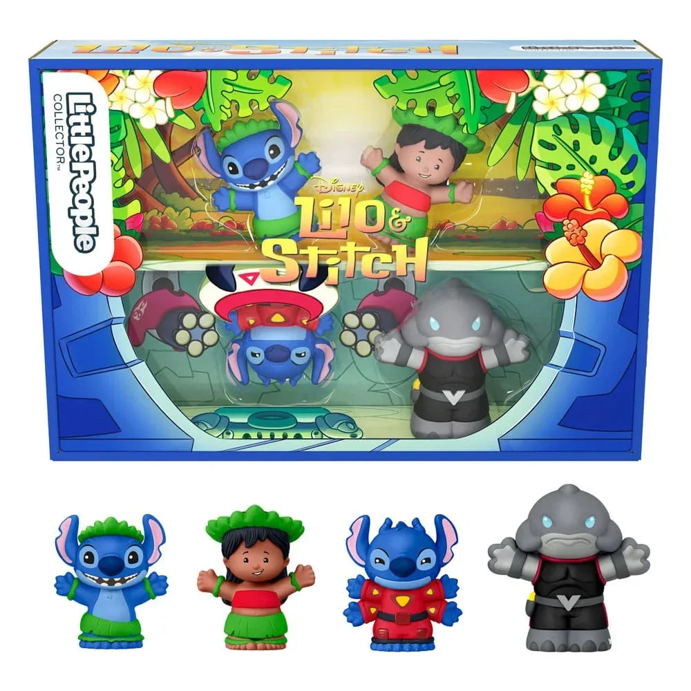 Lilo & Stitch Fisher-Price Little People Mini Figurer 4-Pack 7 cm Mattel