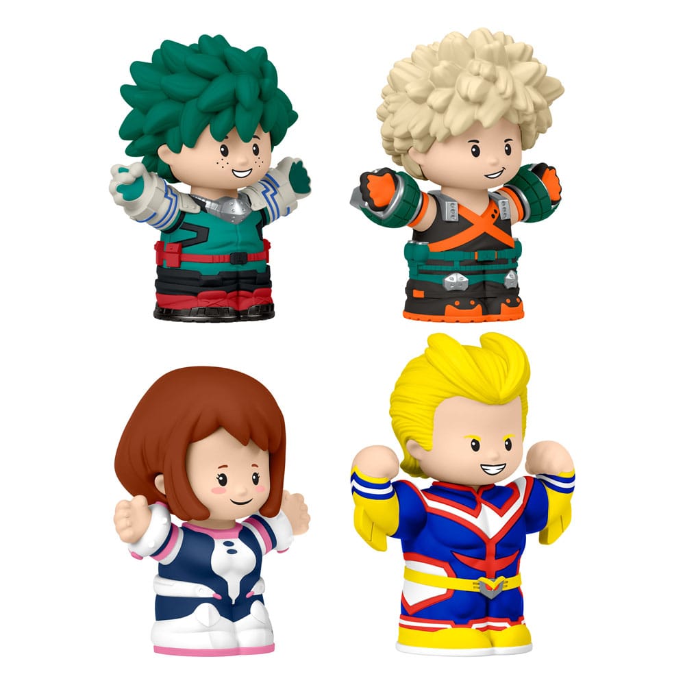 My Hero Academia Fisher-Price Little People Mini Figurer 4-Pack Mattel
