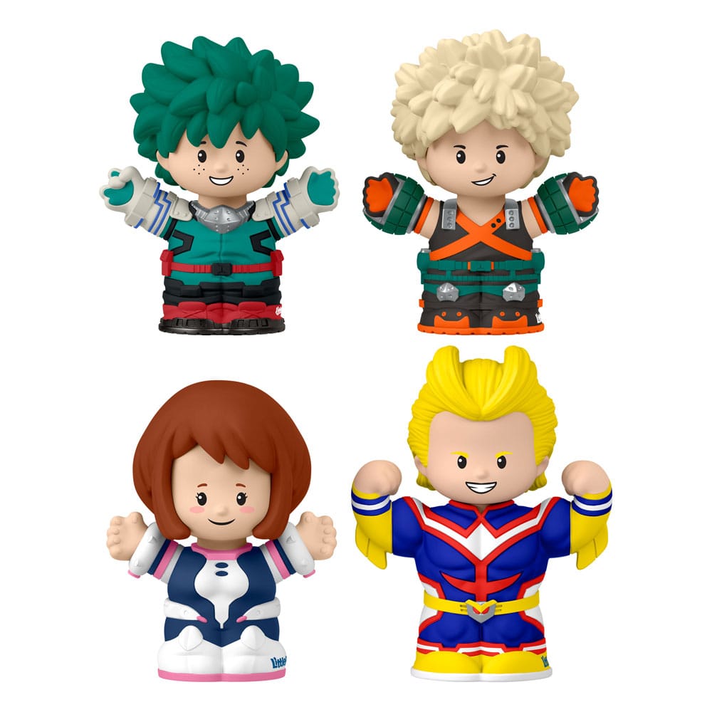 My Hero Academia Fisher-Price Little People Mini Figurer 4-Pack Mattel