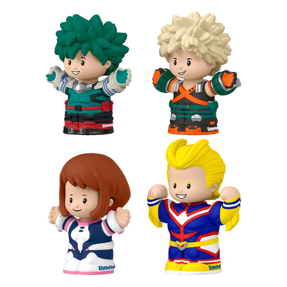 My Hero Academia Fisher-Price Little People Mini Figurer 4-Pack Mattel