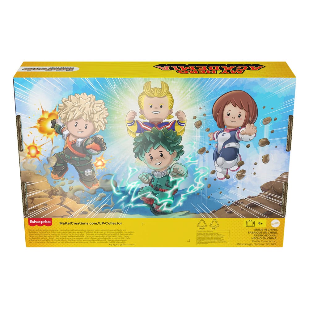 My Hero Academia Fisher-Price Little People Mini Figurer 4-Pack Mattel