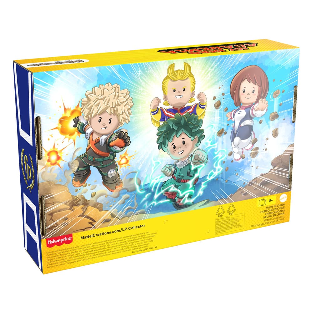 My Hero Academia Fisher-Price Little People Mini Figurer 4-Pack Mattel
