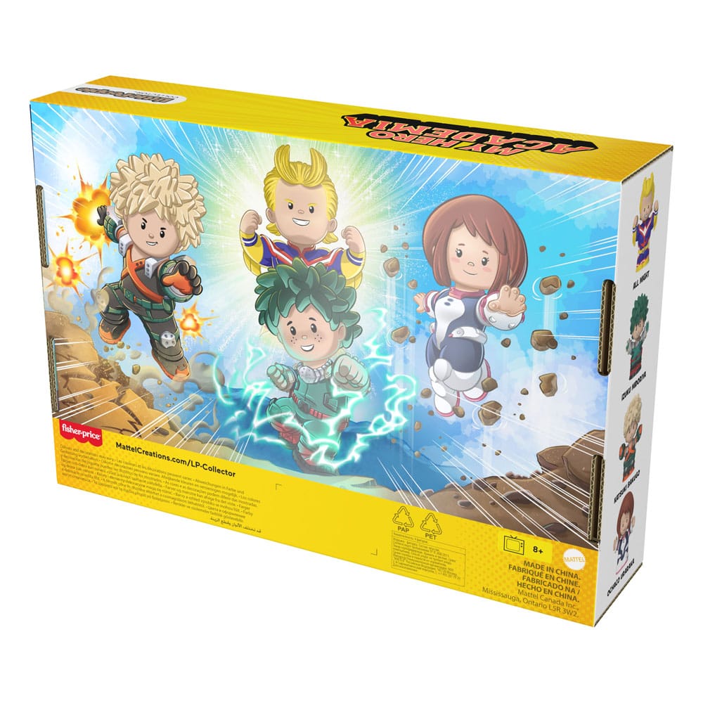 My Hero Academia Fisher-Price Little People Mini Figurer 4-Pack Mattel