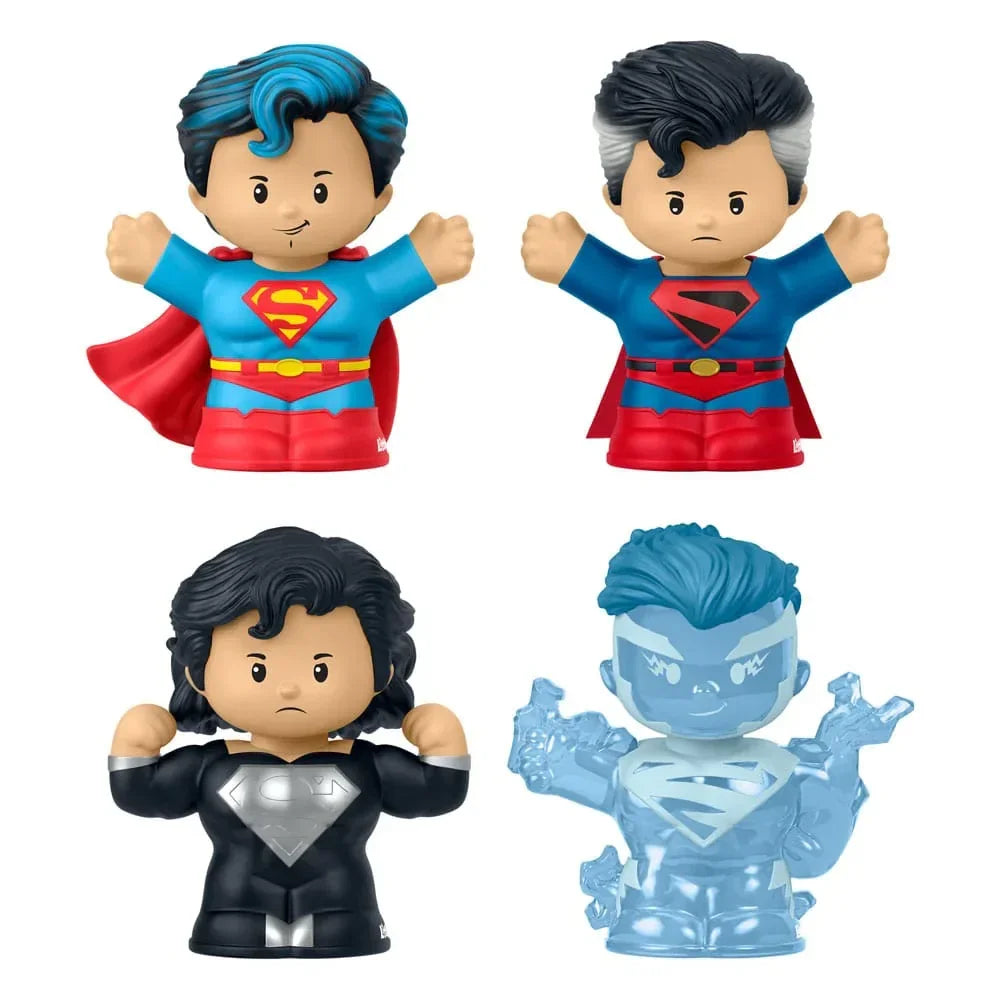 DC Comics Fisher-Price Little People Superman Mini Figures 4-Pack Mattel