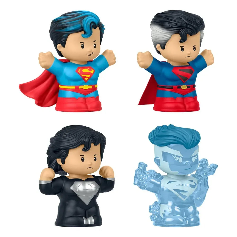 DC Comics Fisher-Price Little People Superman Mini Figures 4-Pack Mattel