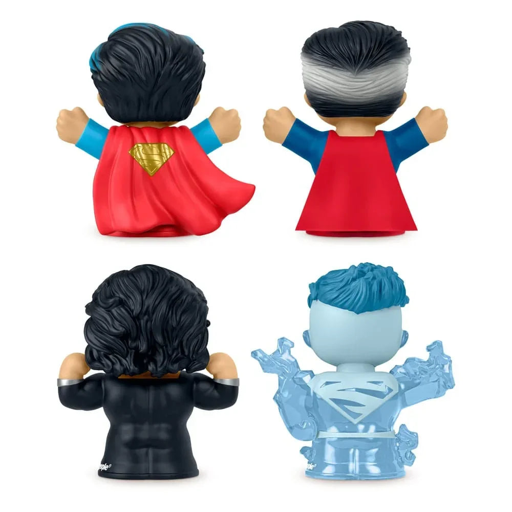 DC Comics Fisher-Price Little People Superman Mini Figures 4-Pack Mattel