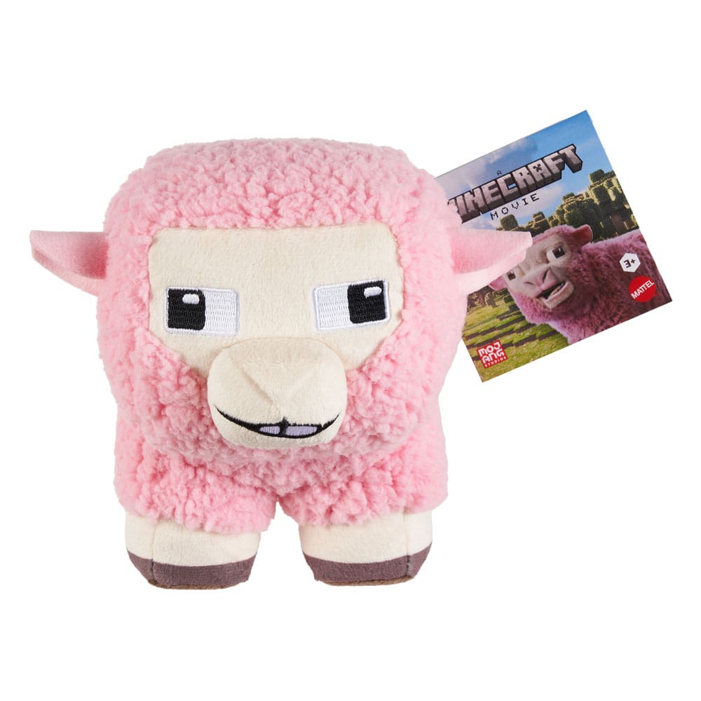 Minecraft Movie Plush Figur - Rosa Får 20 cm Mattel