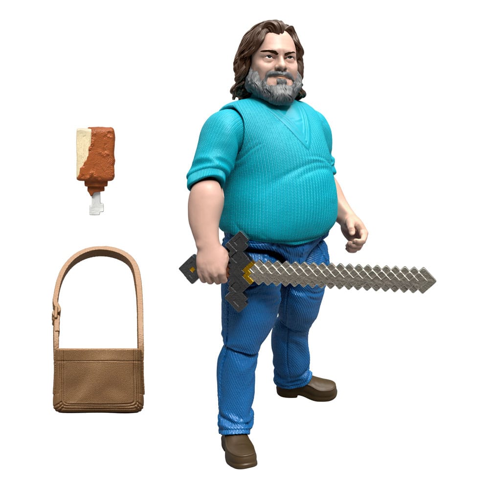 Minecraft Movie Actionfigur Steve 10 cm Mattel