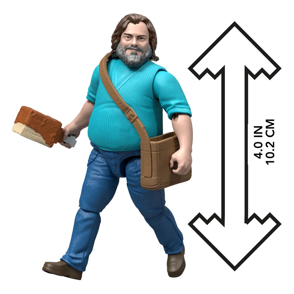 Minecraft Movie Actionfigur Steve 10 cm Mattel