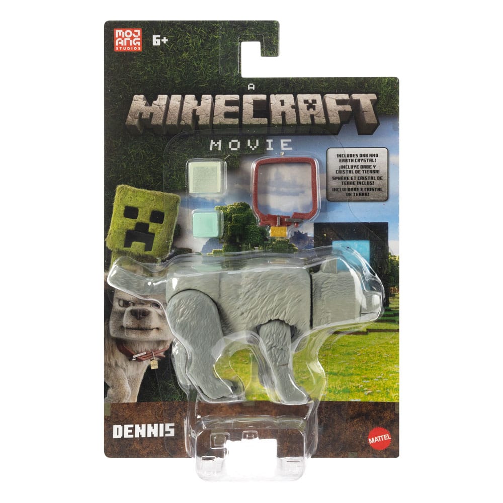 Minecraft Movie Actionfigur Dennis the Varg 10 cm Mattel