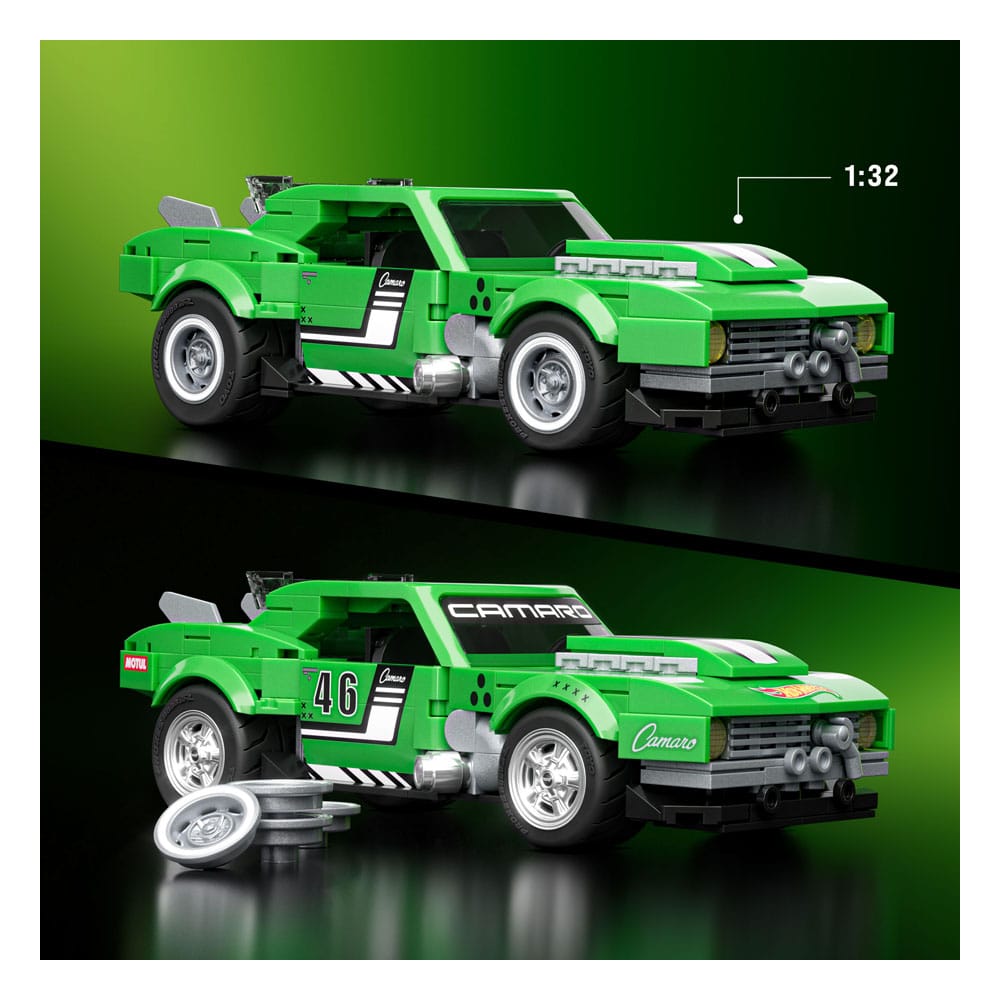 Mattel Brick Shop Hot Wheels Speed Series Byggset 1/32 Custom '68 Camaro
