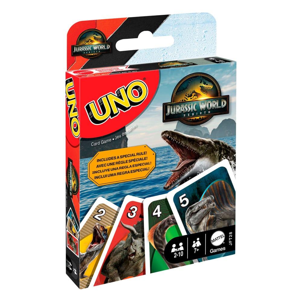 Jurassic World Rebirth UNO Kortspel Mattel