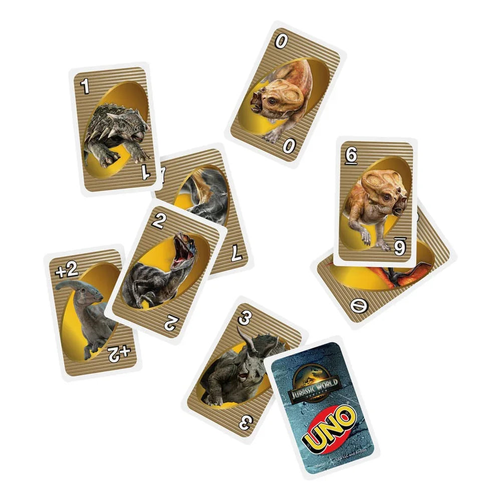 Jurassic World Rebirth UNO Kortspel Mattel