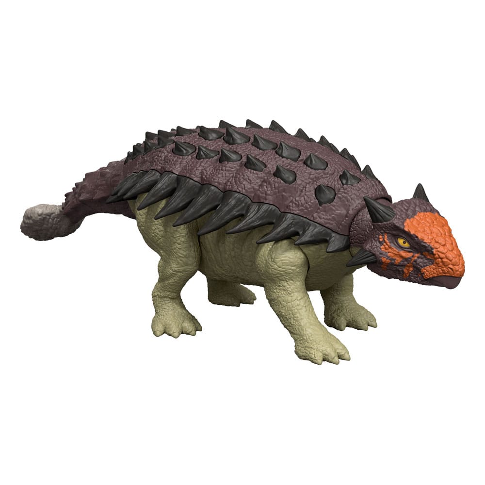 Jurassic World Rebirth Action Figur med Ljud Ankylosaurus 7 cm Mattel