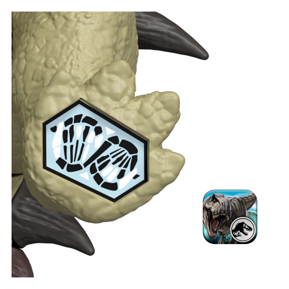 Jurassic World Rebirth Action Figur med Ljud Ankylosaurus 7 cm Mattel