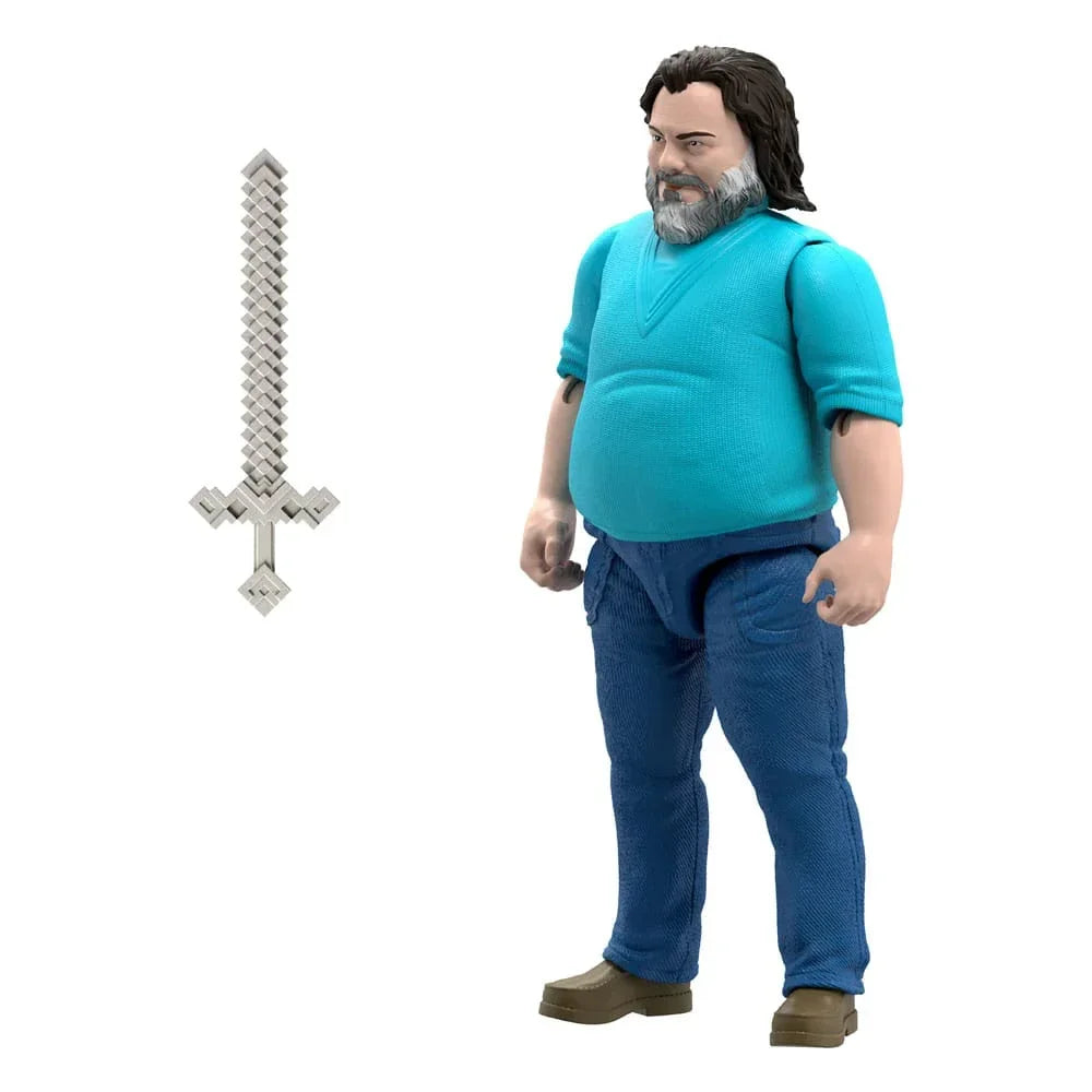 Minecraft Movie Action Figure Large Steve 30 cm Mattel