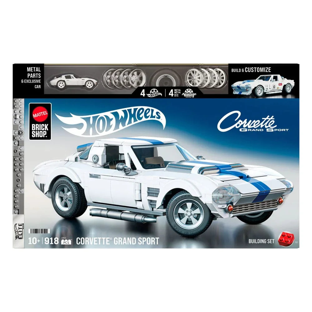 Mattel Brick Shop Hot Wheels Elite Series Byggsats 1/16 Corvette Grand Sport Mattel