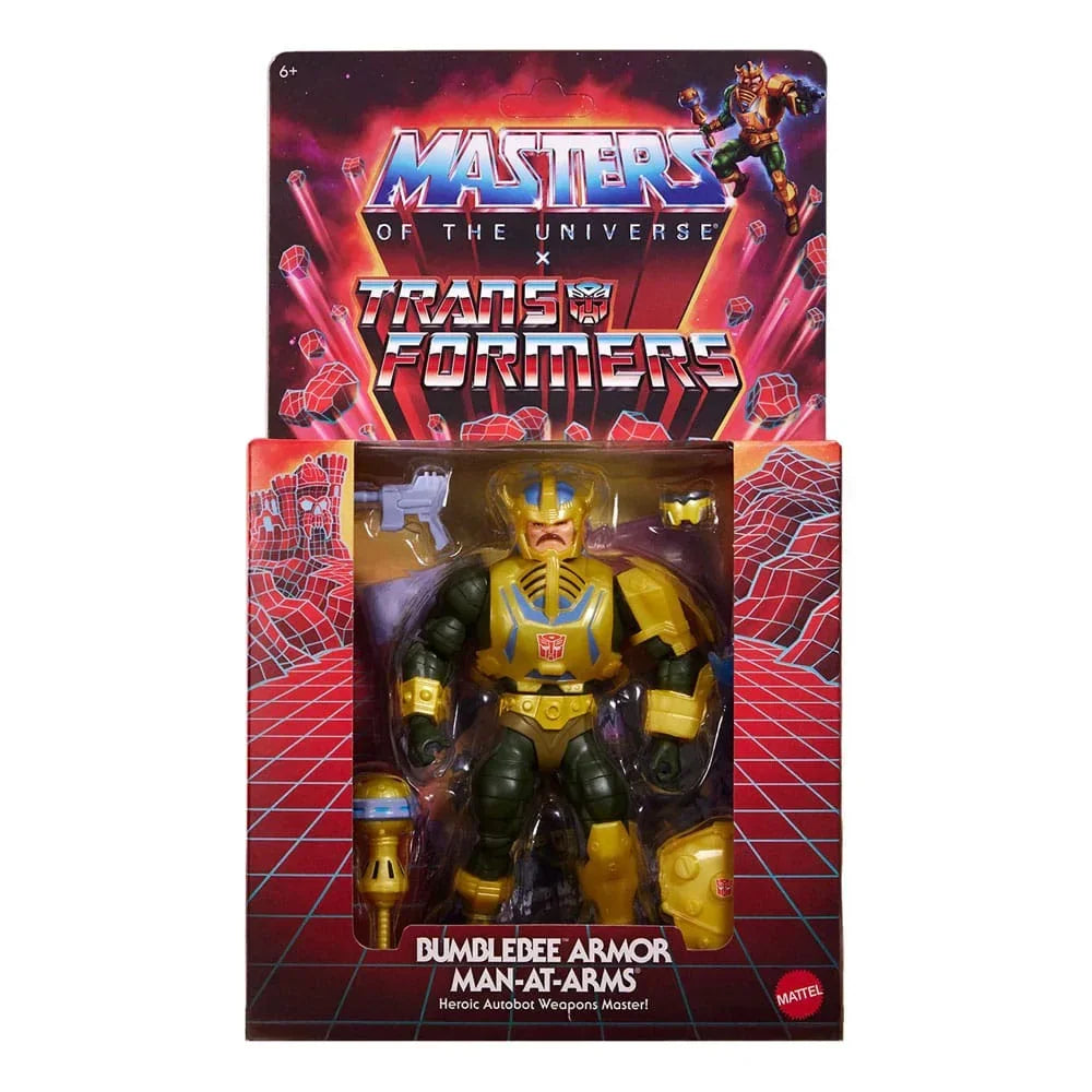 Masters of the Universe x Transformers Bumblebee Armor Man-At-Arms Mattel