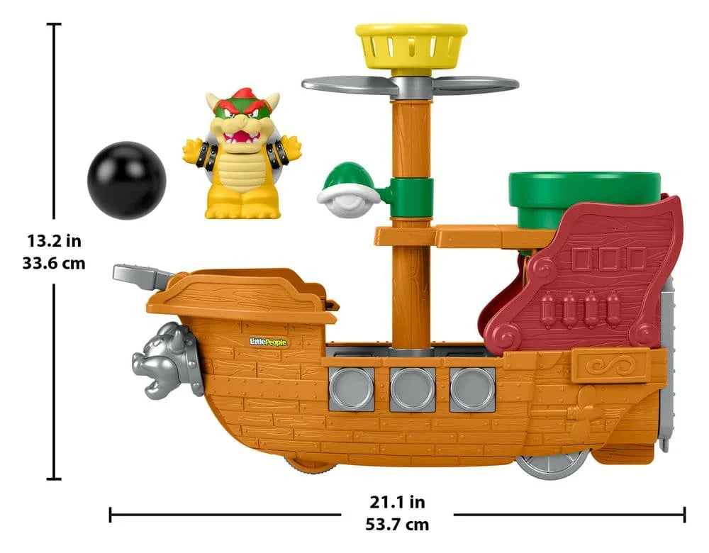 My Mario Little People Bowser's Airship Playset
