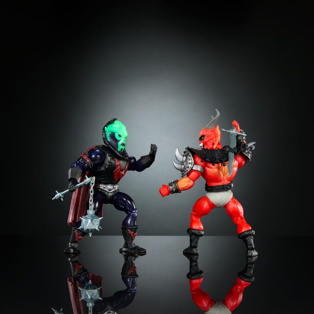 Masters of the Universe x Stranger Things Origins Action Figur 2-Pack Hordak & Hellfire-Man 14 cm Mattel